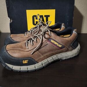 Caterpillar Men's Brown Work Shoes